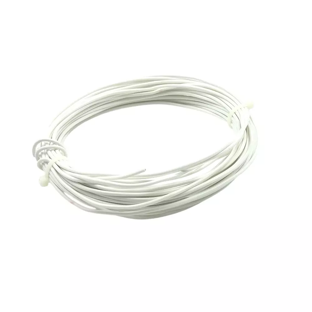 Invento PVC Flexible Wire White 1 m Length 20 AWG 0.5 sq.mm 1.5 A Current Capacity Tinned Copper Conductor, ISC 880-X
