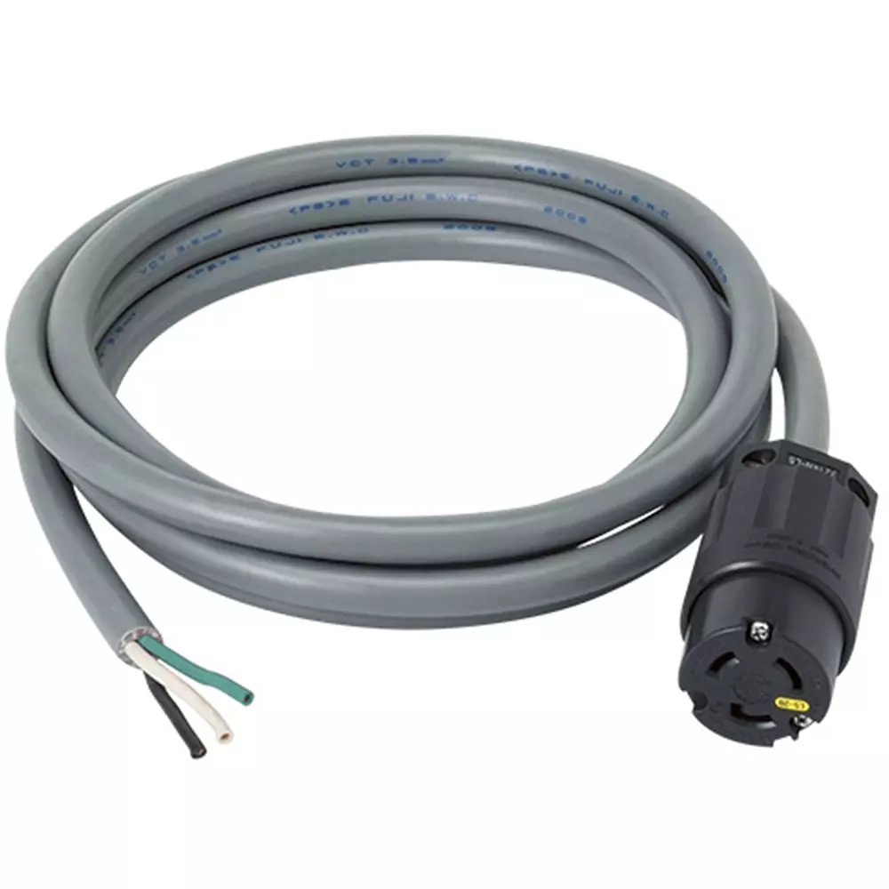 NITTO KOGYO Power Plug Cord 15 A Rated Current, RD88-3C