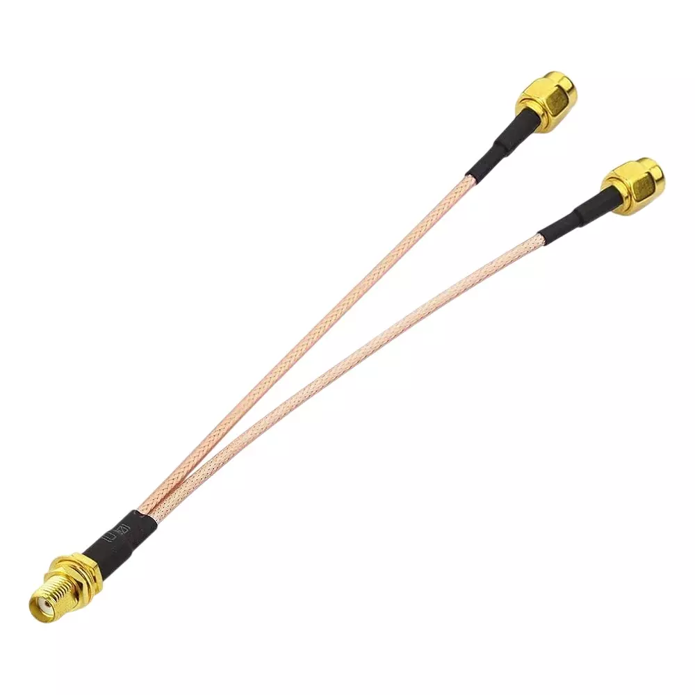 GENERIC RG-316 Y-Type SMA Splitter Antenna Coaxial Cable 10 cm Length, CA0123