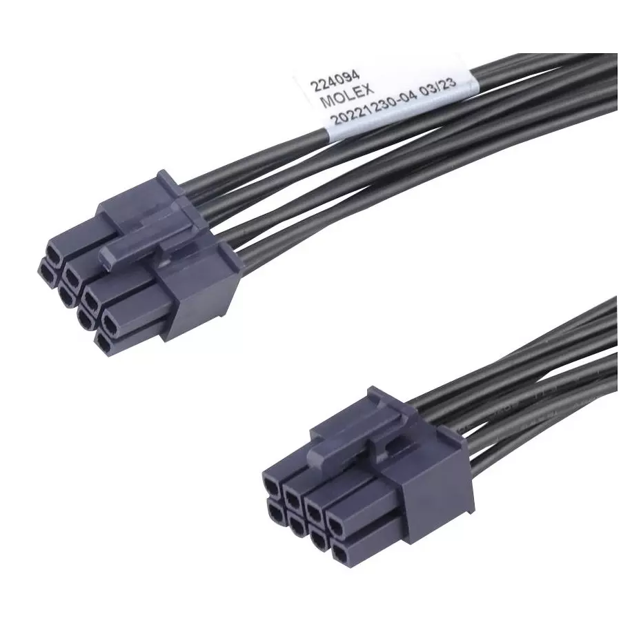 Molex Cable Assembly 16 AWG 150 mm Length 8 Ways, 224094-1082