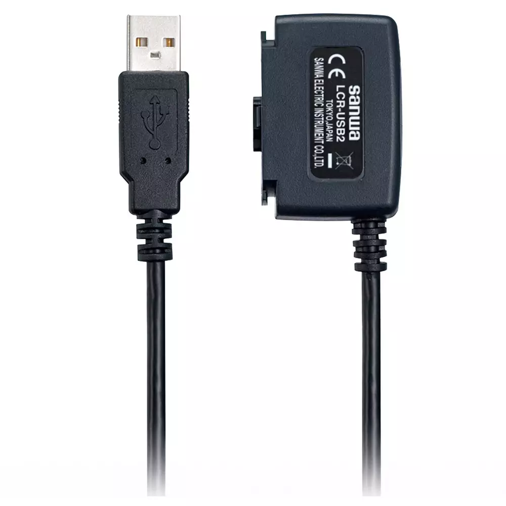 Sanwa Usb Cable About 1.3 Overall Length Head: H33 x W45 x D20 Size PC side: USB connection (Type-A),, LCR-USB2
