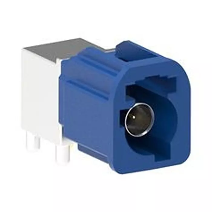 AMPHENOL RF RF Coaxial Connector, 1P, R/A FAKRA PLUG, 50 OHM, FM1-NCRP-PCB-1