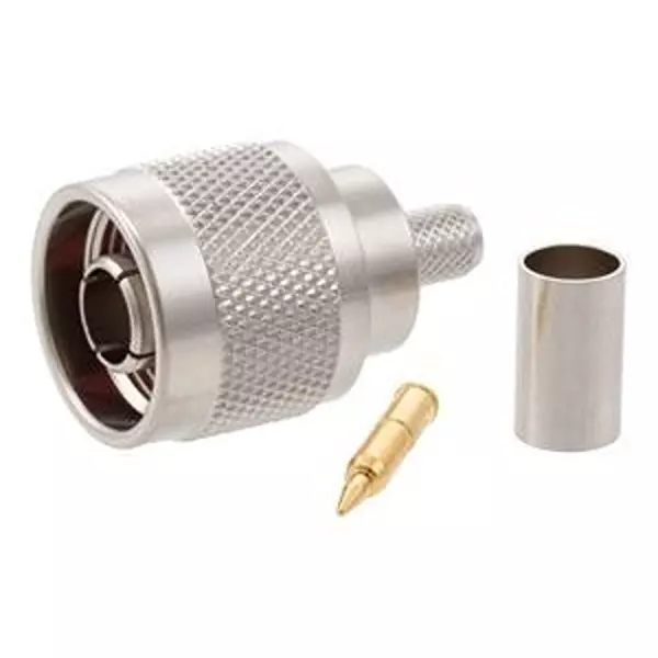 FAIRVIEW MICROWAVE RF Coaxial Connector, N PLUG, 50 OHM, 11GHZ, FMCN1589