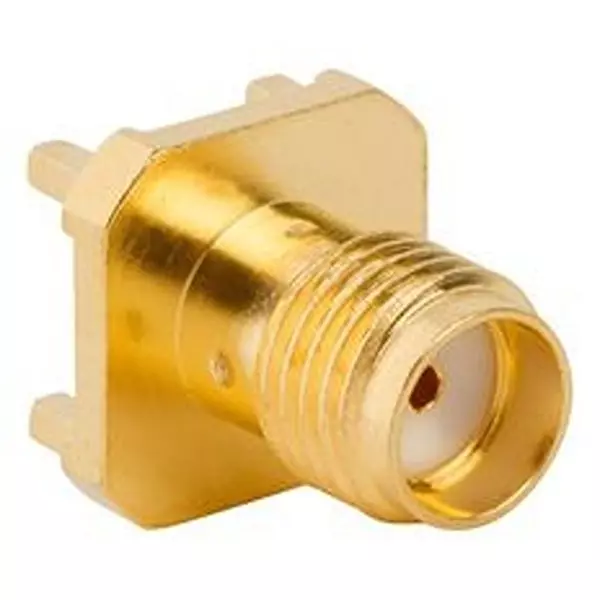 AMPHENOL RF RF Coaxial Connector, SMA, JACK, 50 OHM, PCB, 132401