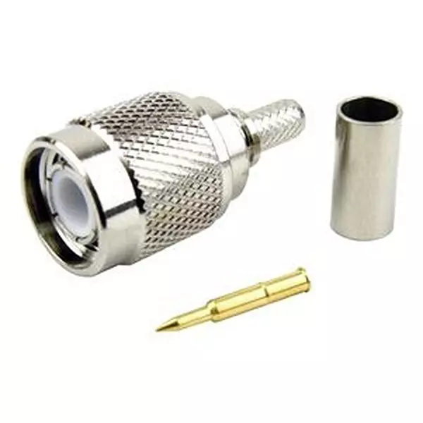 FAIRVIEW MICROWAVE RF Coaxial Connector, TNC PLUG, 50 OHM, 4GHZ, SC4262