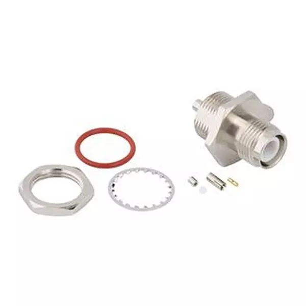 AMPHENOL RF RF Coaxial Connector, TNC RP, BLKHD JACK, 50 OHM, 031-6974.