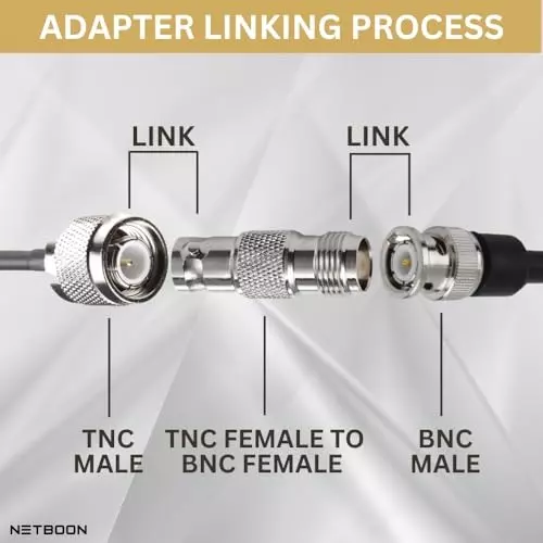 netboon-straight-coaxial-connector-tnc-female-to-bnc-female-nickel-plated-brass-50-ohm-for-rf-communication-tnc-f-bnc-f-adp-1p