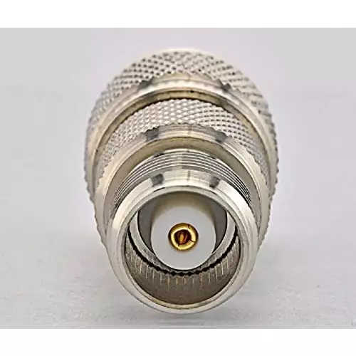 netboon-straight-coaxial-connector-tnc-male-to-tnc-female-nickel-plated-brass-50-ohm-for-rf-communication-tnc-f-tnc-m-adp-5p-pack-of-5