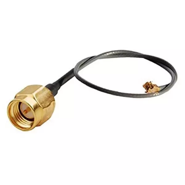NBR RF WiFi Pigtail Extension Cable Grey SMA Male to IPEX-1 U.FL Female 10 cm Cable Length 50 Ohm Impedance, CA0466