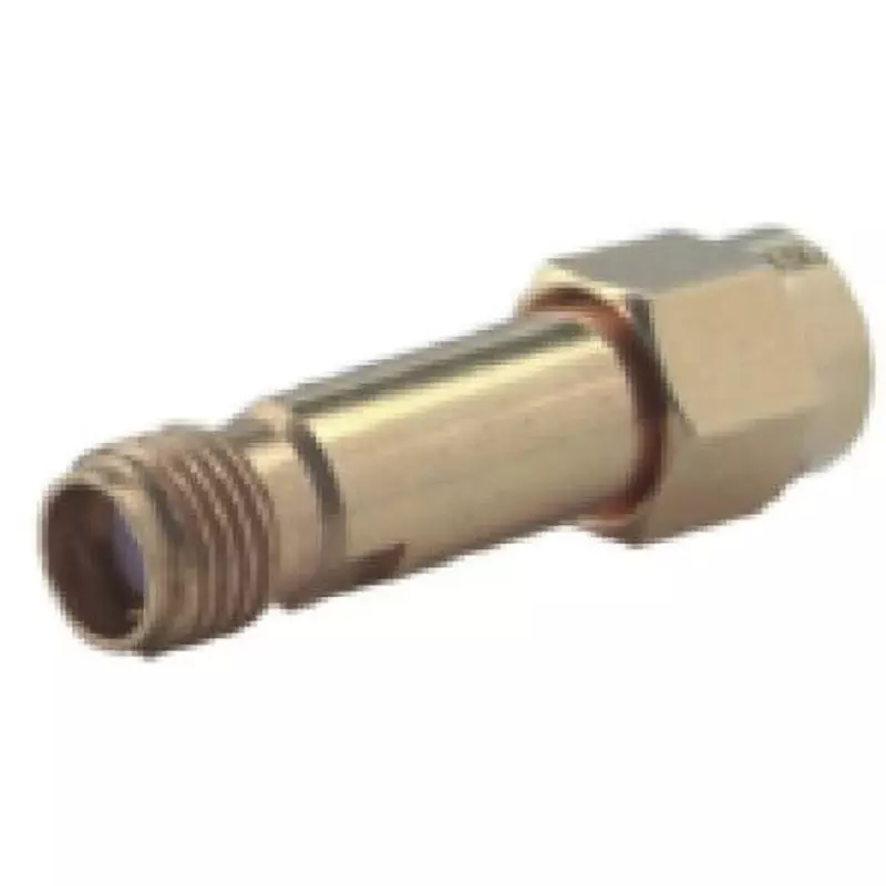 HUBER+SUHNER Coaxial Conversion Adapter 26.5 GHz Operating Frequency 50 Ω Impedance Gold on, 33_SMA-50-0-100/111_NE
