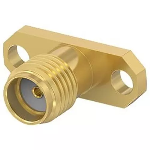 TE CONNECTIVITY RF Coaxial Connector, SMA FLANGED JACK, 50 OHM, 2492482-1