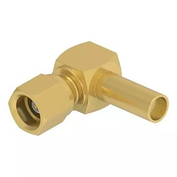 TE CONNECTIVITY RF Coaxial Connector, SMC R/A PLUG, 50 OHM/CABLE, 2477172-1.
