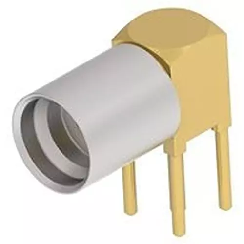 TE CONNECTIVITY RF Coaxial Connector, SMP R/A PLUG, 50 OHM, PCB, 2484641-1.