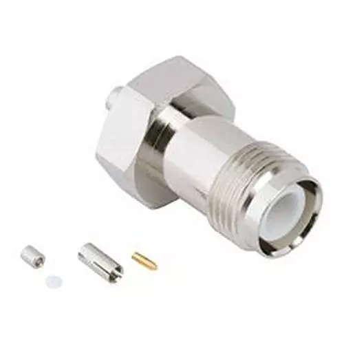 AMPHENOL RF RF Coaxial Connector, TNC RP, JACK, 50 OHM/CABLE, 031-6989.