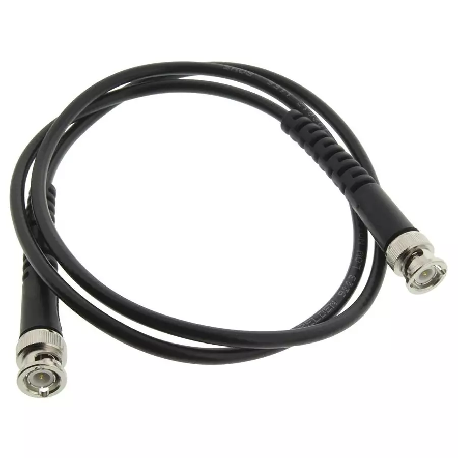 POMONA Coaxial Cable, 36In, 22Awg, Black, 4964-SS-36