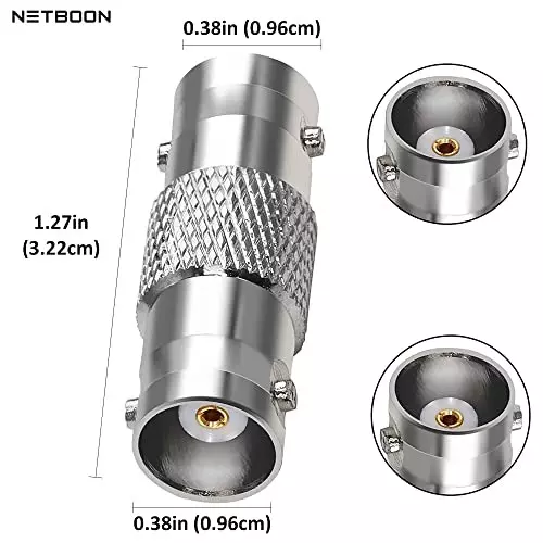 netboon-barrel-straight-coaxial-connector-bnc-female-to-bnc-female-nickel-plated-brass-50-ohm-for-rf-communication-bnc-f-f-adap-3-pack-of-3