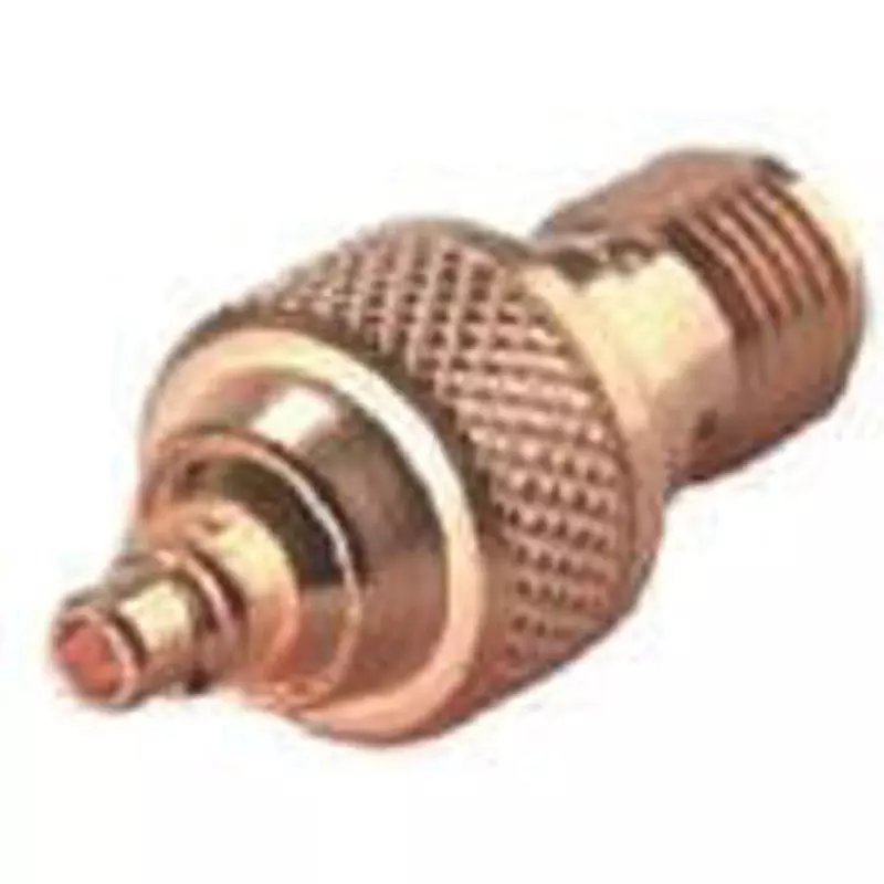 HUBER+SUHNER Coaxial Conversion Adapter 0-6 GHz Operating Frequency 50 Ω Impedance Gold, 33_MMCX-SMA-50-1/111_UE