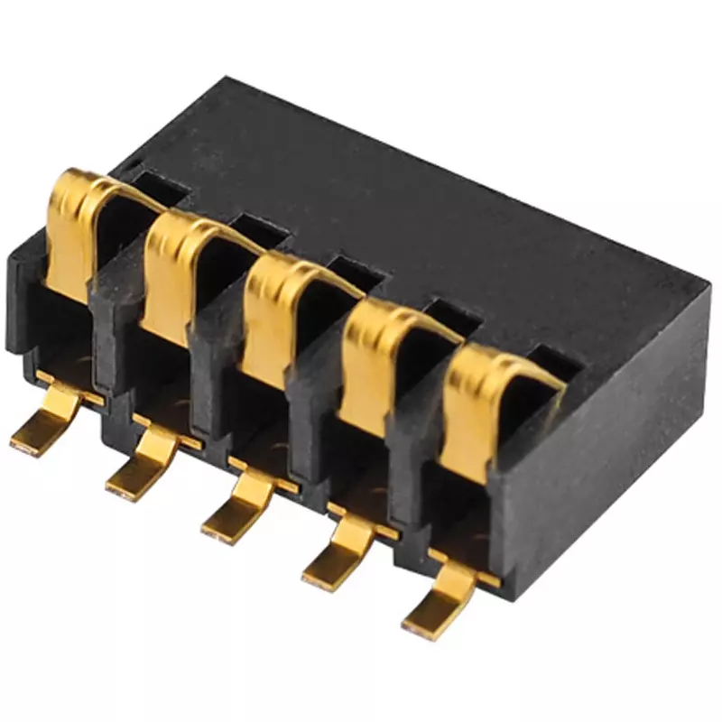 Japan Connect Industry Battery Connector 5 A Rated Current 30 mΩ max Contact Resistance 10, 000, BAT-5P-125T37-JC (Pack of 10)