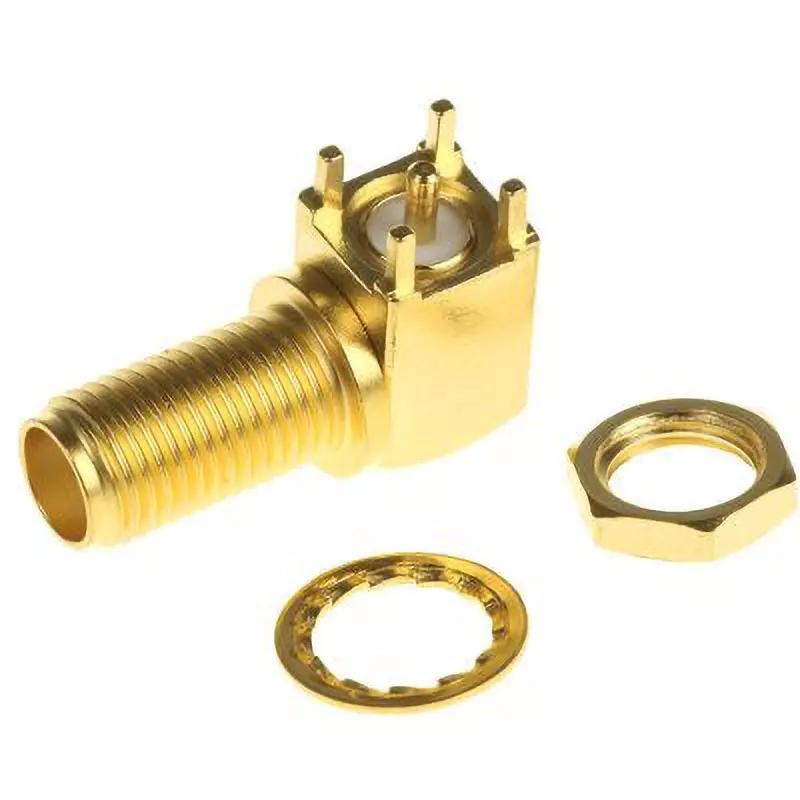 Telegartner Coaxial Connector 0-4 GHz Operating Frequency 335 V Rated Voltage 50 Ω Impedance, J01151A0821