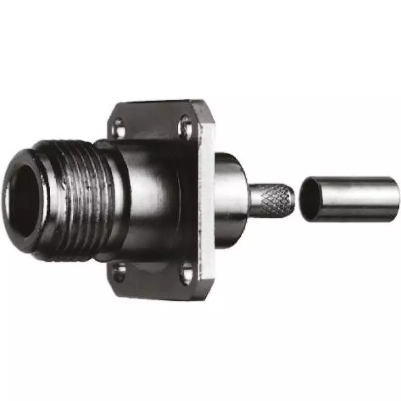 Telegartner N-Type Connector 0 to 11 GHz Operating Frequency 50 Impedance Silver alloy Contact Plating, J01021A0152