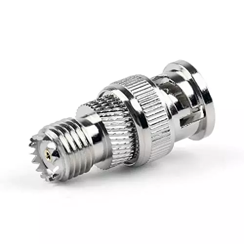 netboon-straight-coaxial-connector-bnc-male-to-mini-uhf-female-nickel-plated-brass-50-ohm-for-rf-communication-bnc-male-mini-uhf-f-adp-10p-pack-of-10