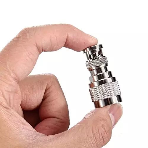 netboon-straight-coaxial-connector-n-male-to-bnc-male-nickel-plated-brass-50-ohm-for-rf-communication-n-m-bnc-m-adp-3p-pack-of-3