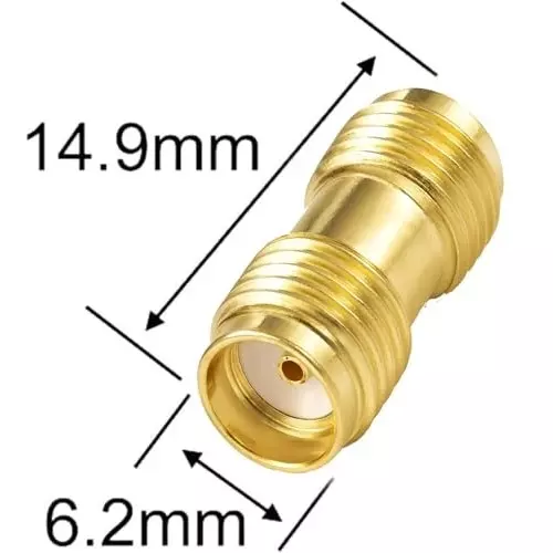 netboon-straight-coaxial-connector-sma-female-to-rp-sma-female-nickel-plated-brass-50-ohm-for-rf-communication-sma-f-to-rp-sma-f-adap-5-pack-of-5