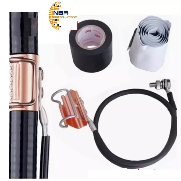 nbr-earthing-kits-grounding-kit-self-locking-type-copper-rf-coaxial-cable-fip-clamp
