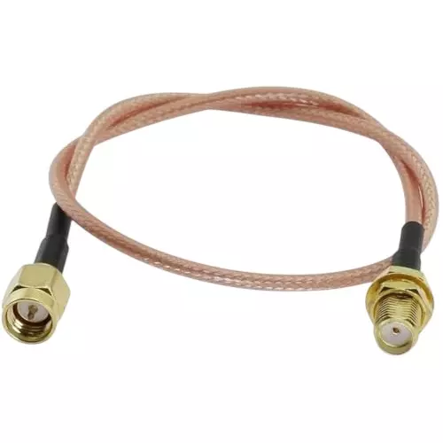 NBR RF Coaxial Antenna Extension Cable SMA Male to SMA Female 3 m Cable Length 50 Ohm Impedance, CA0280