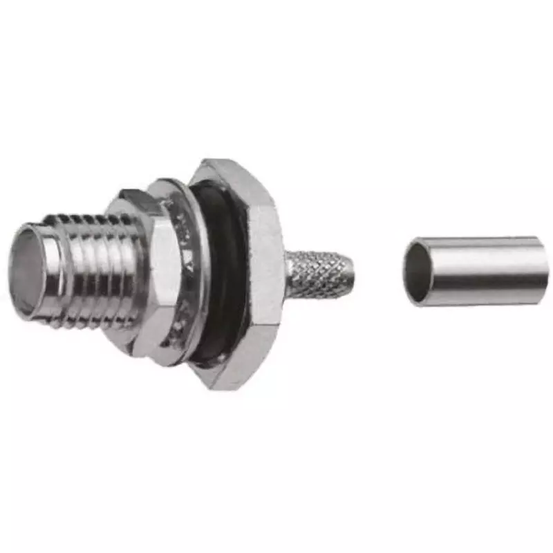 Telegartner Coaxial Connector 0-6 GHz Operating Frequency 50 Ω Impedance Yes Bulkhead, J01151R0001