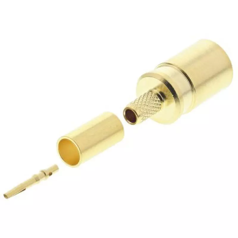 Telegartner SMB Connector 0-4 GHz Operating Frequency 50 Ω Impedance Gold Body Plating, J01161A0691