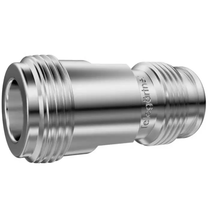 Telegartner Female to Female Circular Coaxial Connector Straight Body, J01027A0033