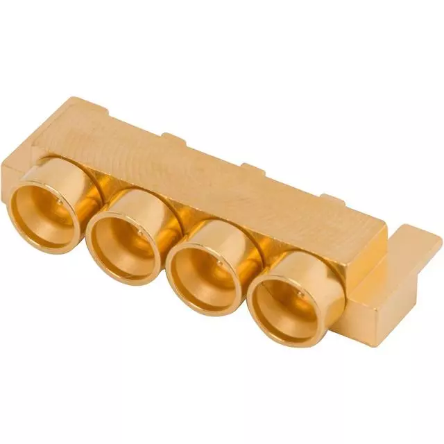 AMPHENOL SV MICROWAVE RF Coaxial Connector, SMPM PLUG, 50 OHM, PCB, 9311-00069.