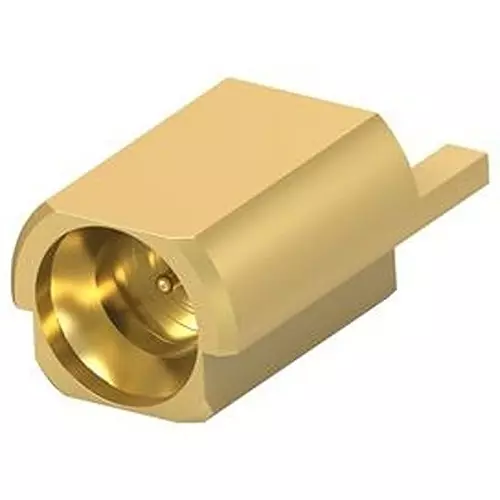 TE CONNECTIVITY RF Coaxial Connector, SMPM R/A PLUG, 50 OHM/EDGE, 2477337-1