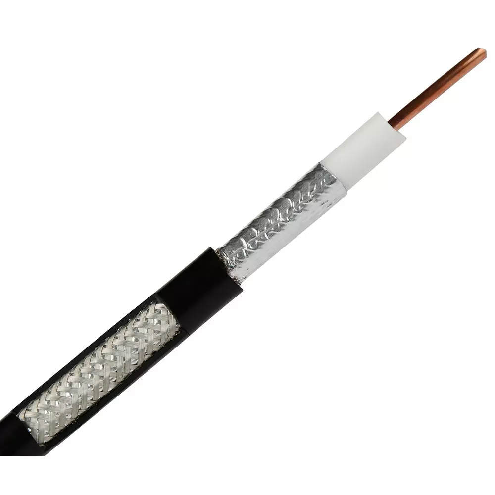 MULTICOMP PRO Coaxial Cable, Rg6, 75 Ohm, Pvc, 328Ft, MP014015 (Pack of 100)