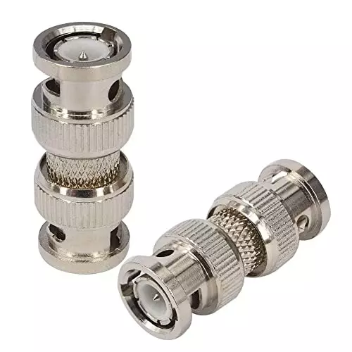 netboon-straight-coaxial-connector-bnc-male-to-bnc-male-nickel-plated-copper-50-ohm-for-rf-communication-bnc-m-bnc-m-adp-5-pack-of-5