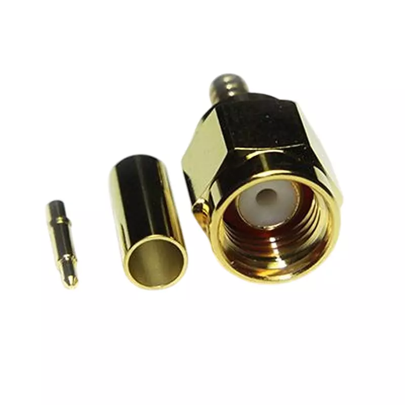 RS PRO Coaxial Connector Straight Male to Male 50 Ω Impedance 12.5 GHz, 2837142