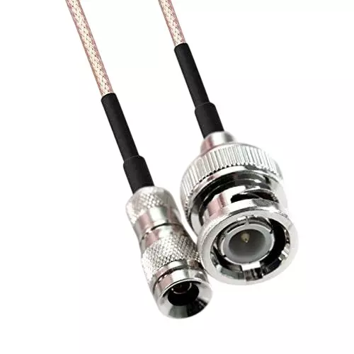 NBR Straight Plug Coaxial Cable 30 cm (1 Ft) Cable Length Coaxial High Speed, CA0070