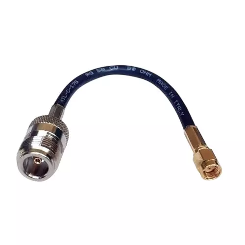 NBR Coaxial Pigtail Cable 15 cm Cable Length 50 Ohms RG-58 CU Coaxial Cable, CA0118