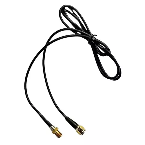 NBR RF Coaxial Jumper Cable Black SMA Male to SMA Female 3 ft (90 cm) Cable Length, CA0259