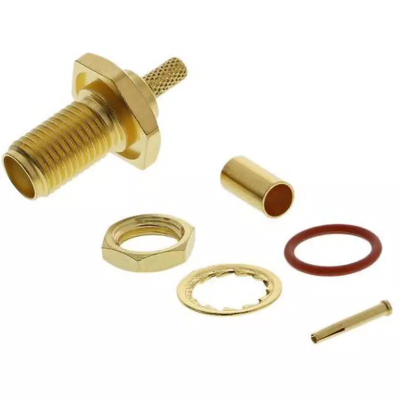 Telegartner SMA Connector 0-18 GHz Operating Frequency 50 Ω Impedance Yes Bulkhead, J01151A0541