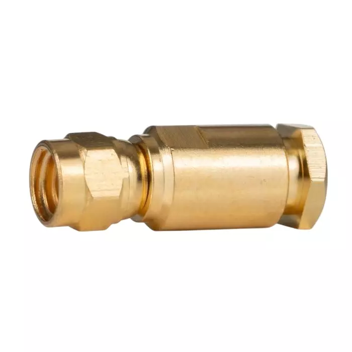 RS Pro Plug Cable Mount SMC Connector, 50 Ω, Clamp Termination, Straight Body