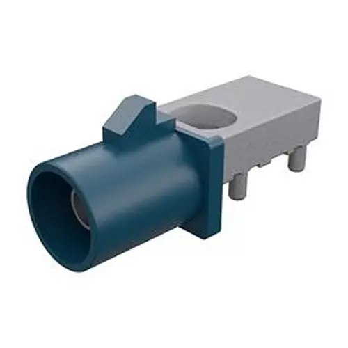 STEWART CONNECTOR RF Coaxial Connector, R/A FAKRA PLUG, 50 OHM/PCB, SS-40410-001