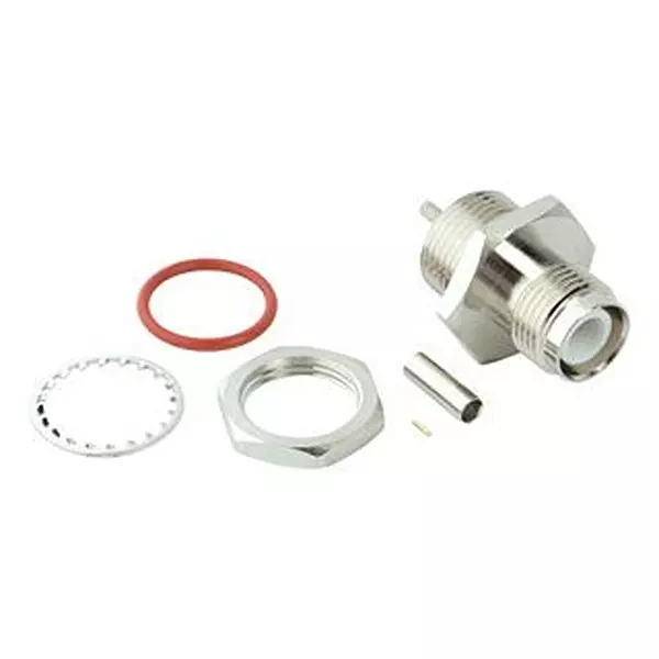 AMPHENOL RF RF Coaxial Connector, RP TNC JACK, 50 OHM, 9GHZ, 031-7011