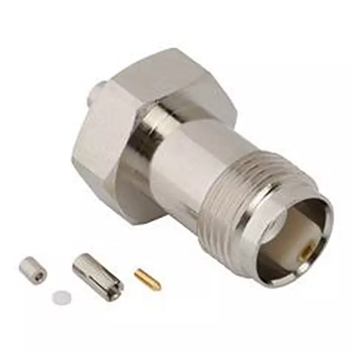 AMPHENOL RF RF Coaxial Connector, TNC, JACK, 50 OHM, 031-6969.