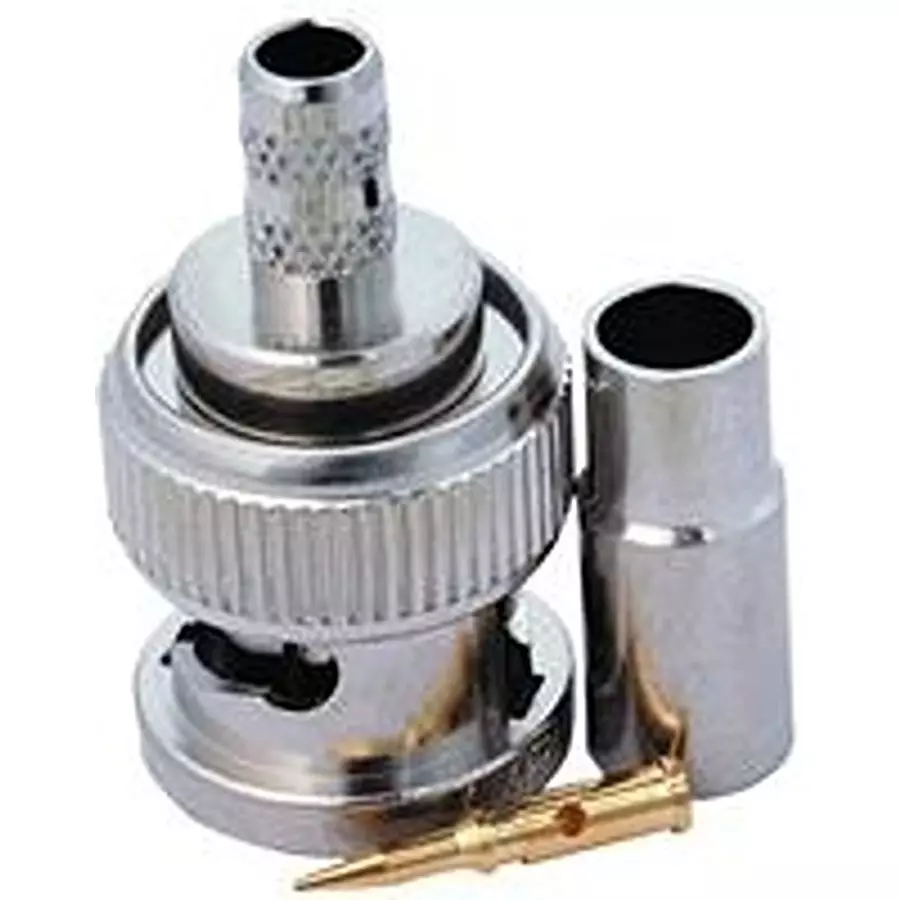 AMPHENOL RF Rf/Coaxial, Bnc Plug, Straight, 75 Ohm, Crimp, 112519