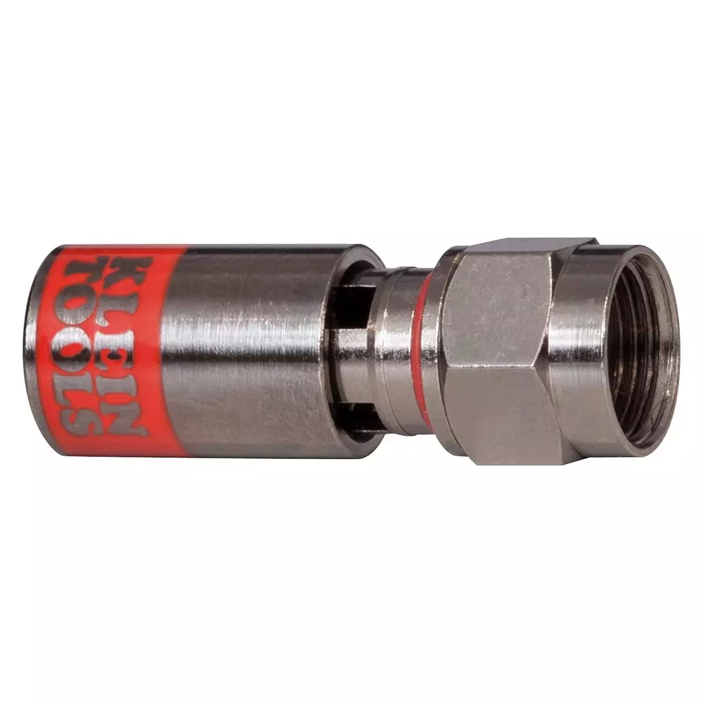 KLEIN TOOLS Rf Coaxial, F Plug, Cable Mount, Pk50, VDV812-618 (Pack of 50)
