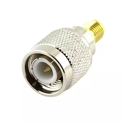 GENERIC SMA Female to TNC Male Coaxial Cable Adapter Nickel Plated Brass 50 Ω Impedance, TA069