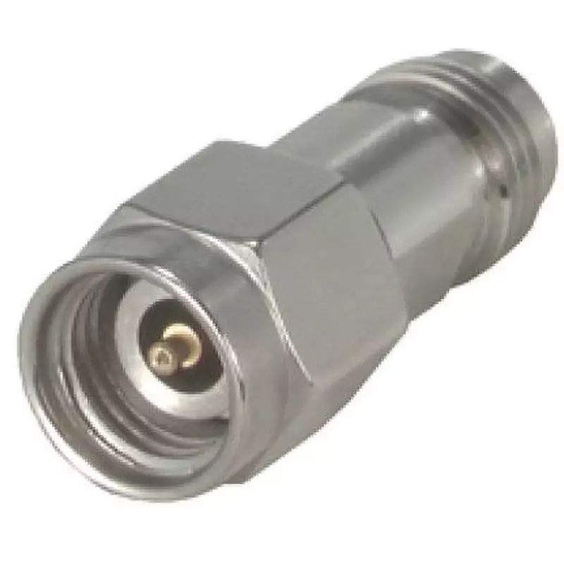 HUBER+SUHNER Coaxial Conversion Adapter 0-40 GHz Operating Frequency 50 Ω Impedance Gold Contact, 34_SK-50-0-51/199_NE