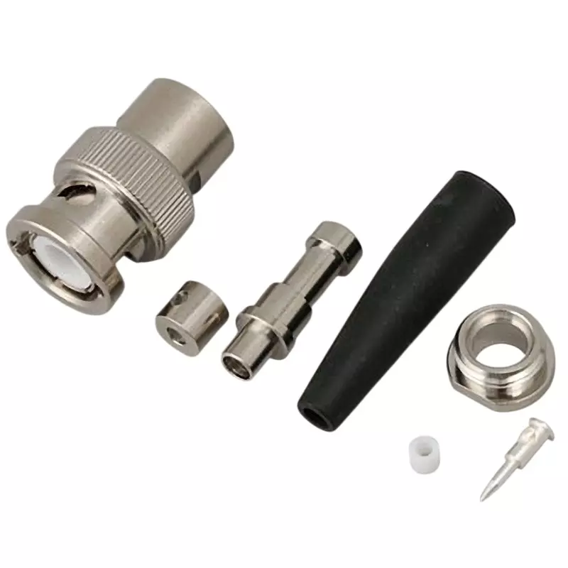 TAJIMI ELECTRONICS BNC Connector 3 mΩ or less Contact Resistance 50Ω Characteristic Impedance 1.5D-2 V, BNC206-P